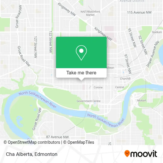 Cha Alberta map