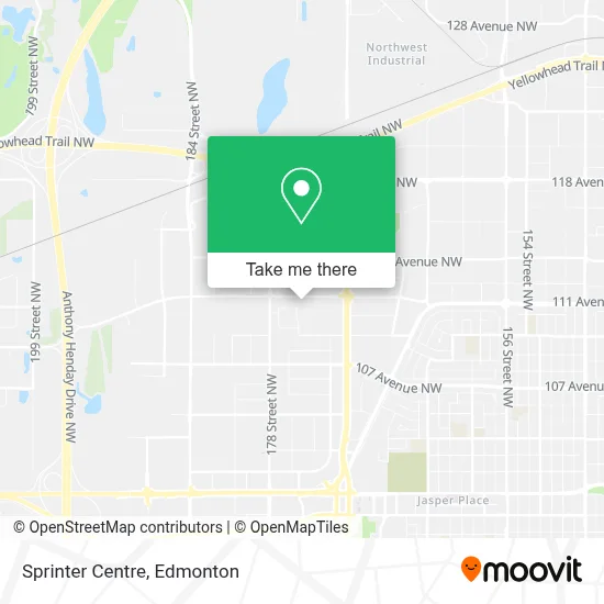 Sprinter Centre map