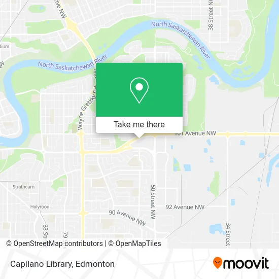 Capilano Library map