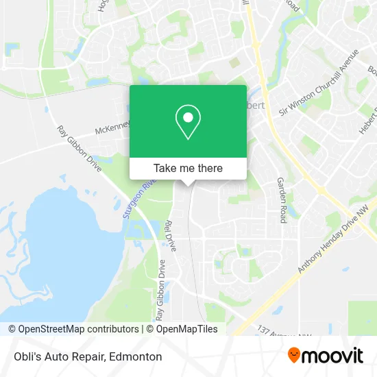 Obli's Auto Repair map