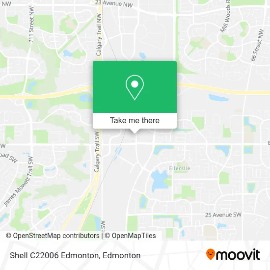 Shell C22006 Edmonton map
