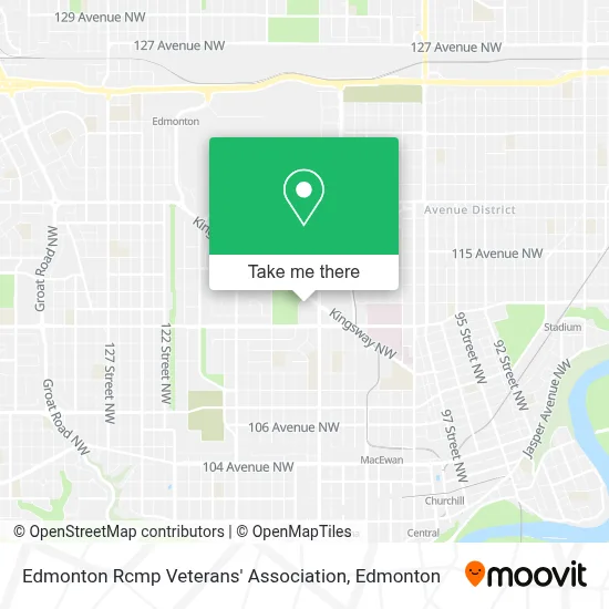 Edmonton Rcmp Veterans' Association map