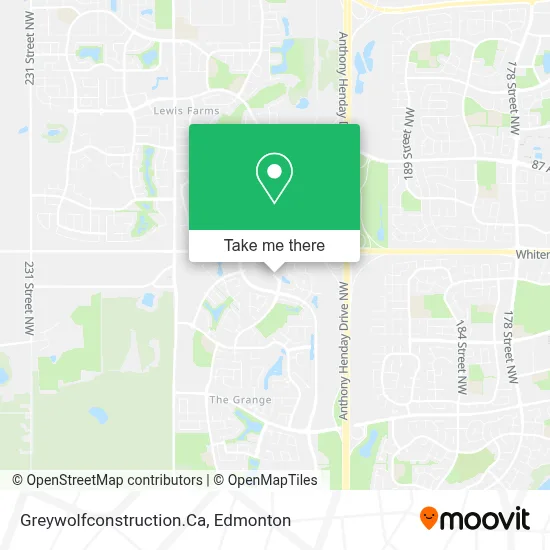 Greywolfconstruction.Ca map