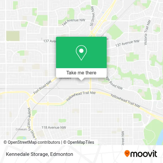 Kennedale Storage map