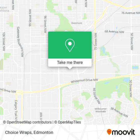 Choice Wraps map