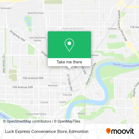 Luck Express Convenience Store map