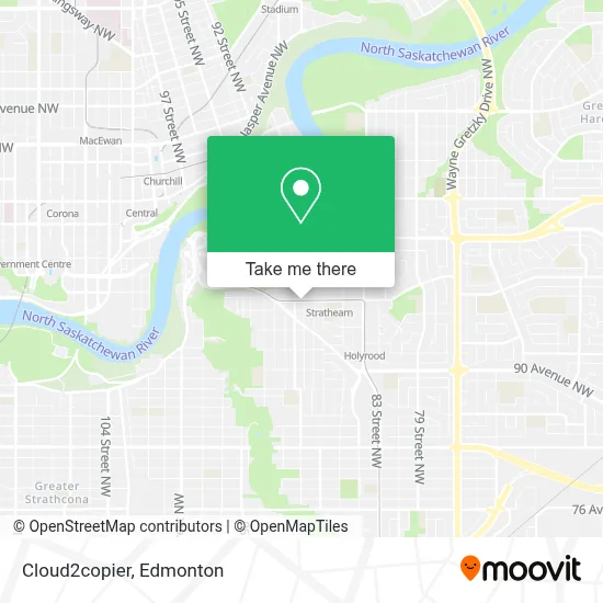 Cloud2copier map