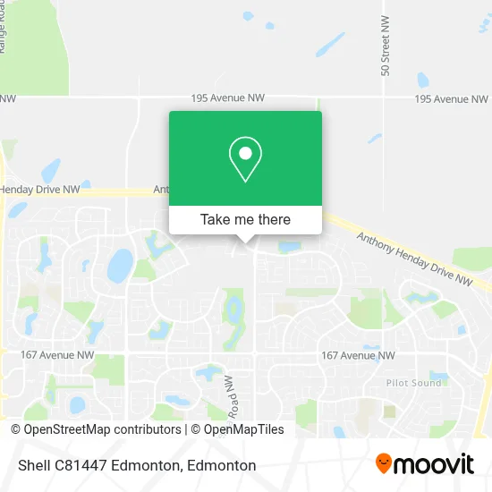 Shell C81447 Edmonton map