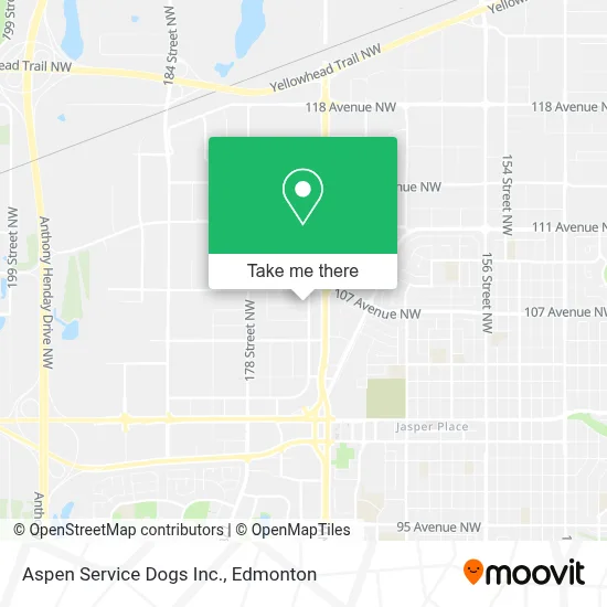 Aspen Service Dogs Inc. map