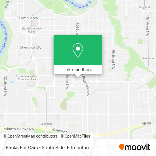 Racks For Cars - South Side plan