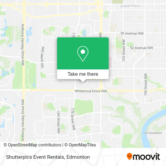 Shutterpics Event Rentals map