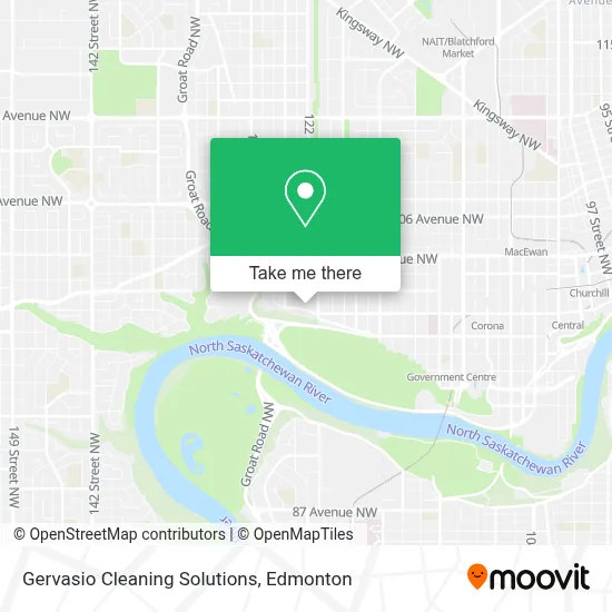 Gervasio Cleaning Solutions map