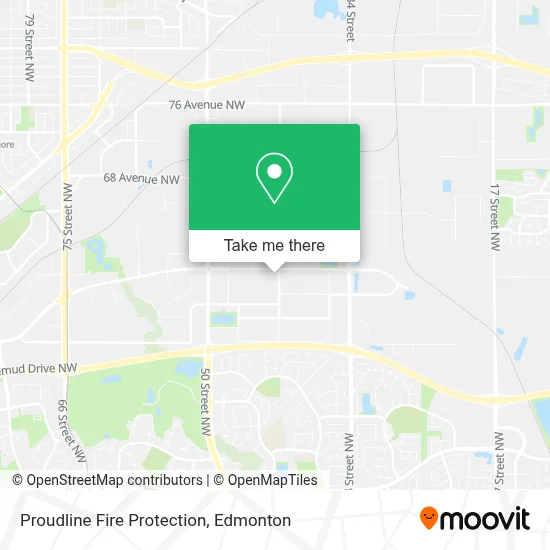 Proudline Fire Protection map