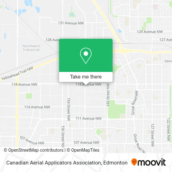 Canadian Aerial Applicators Association map