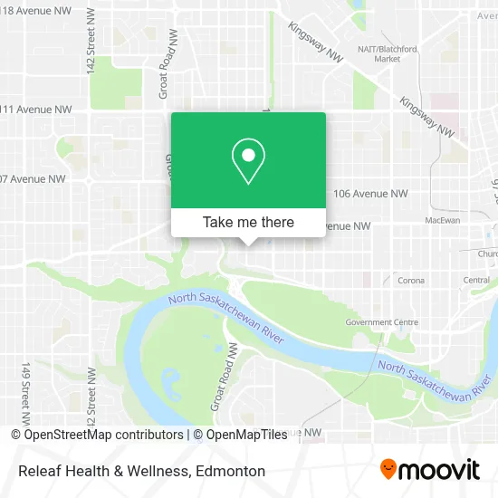 Releaf Health & Wellness map