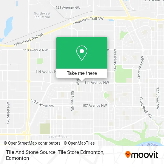 Tile And Stone Source, Tile Store Edmonton map