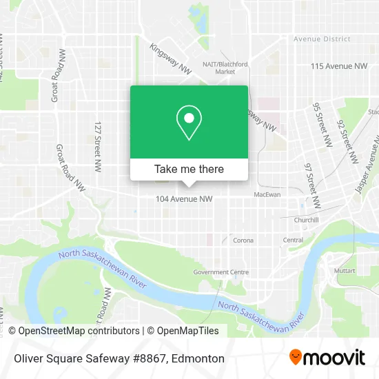 Oliver Square Safeway #8867 map