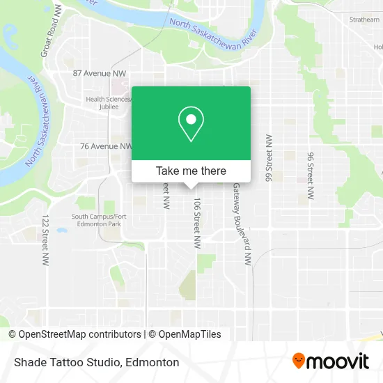 Shade Tattoo Studio map