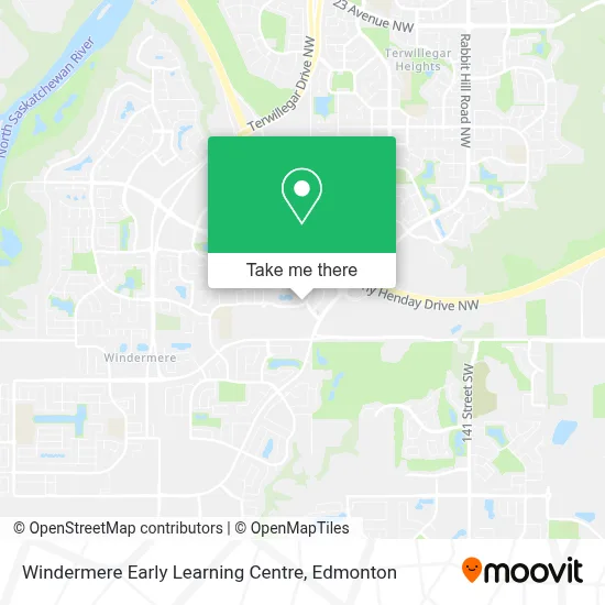 Windermere Early Learning Centre map