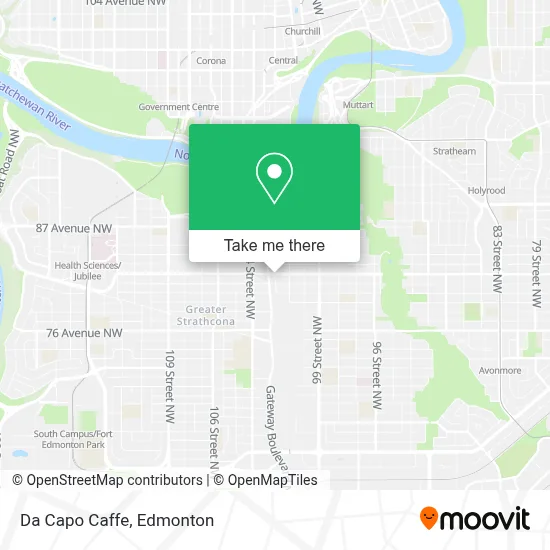 Da Capo Caffe map