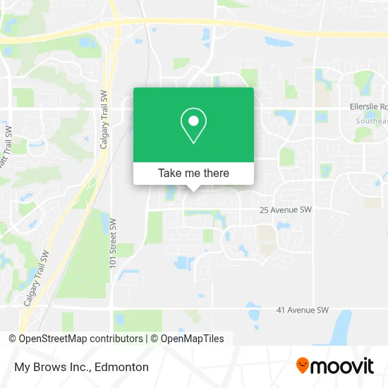 My Brows Inc. map