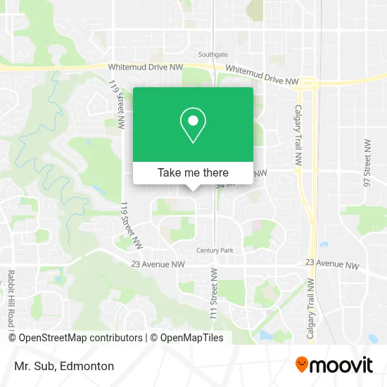 Mr. Sub map