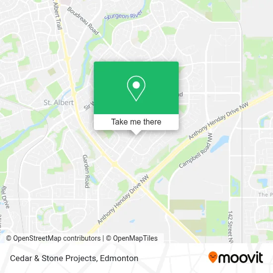 Cedar & Stone Projects map