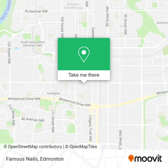Famous Nails map
