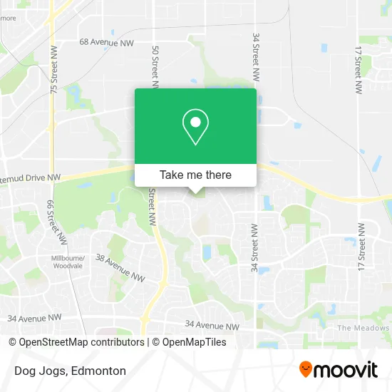 Dog Jogs map
