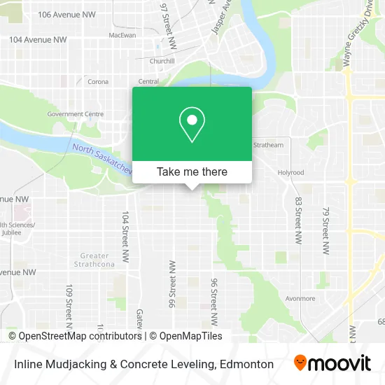 Inline Mudjacking & Concrete Leveling map