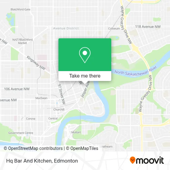Hq Bar And Kitchen map