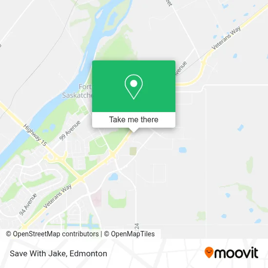 Save With Jake map