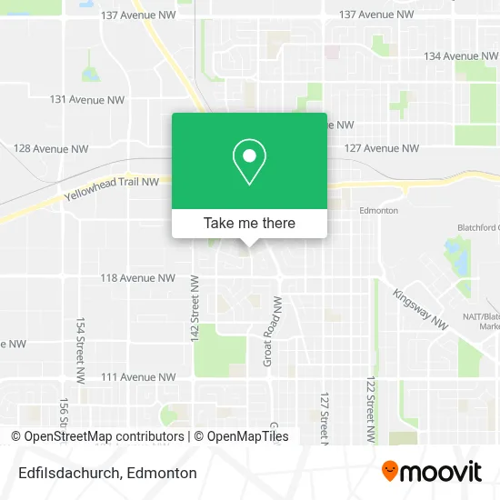 Edfilsdachurch map