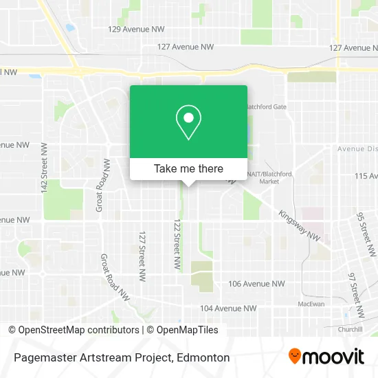 Pagemaster Artstream Project map