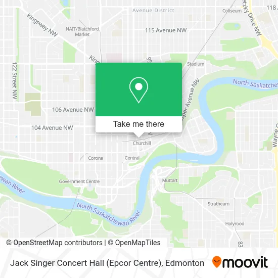 Jack Singer Concert Hall (Epcor Centre) map