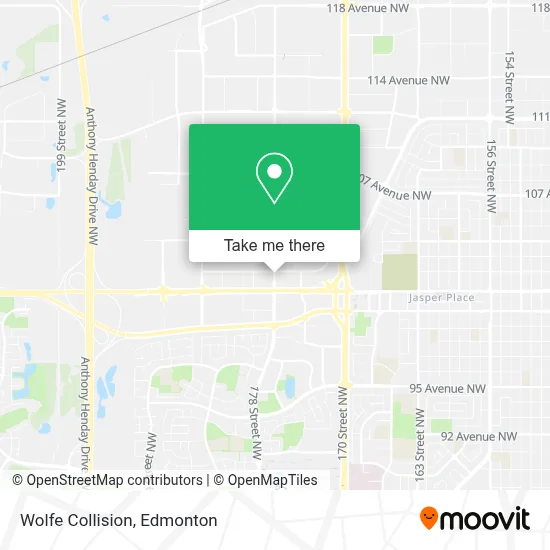Wolfe Collision map