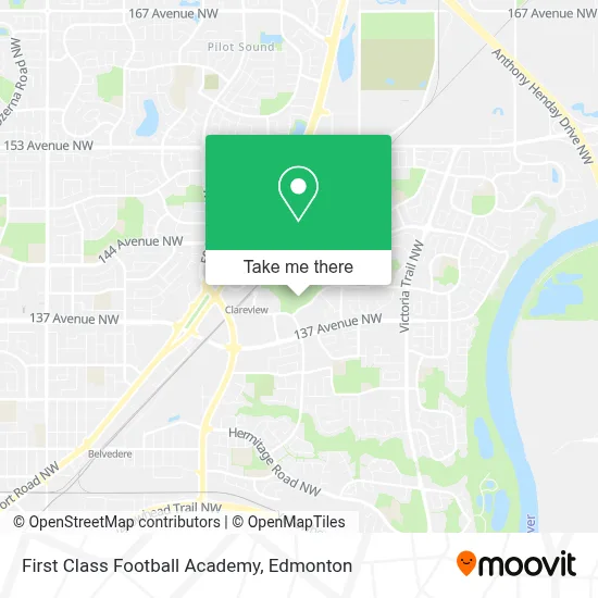 First Class Football Academy map