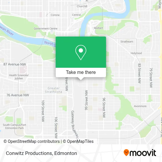 Conwitz Productions map