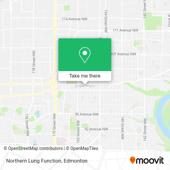 Northern Lung Function map