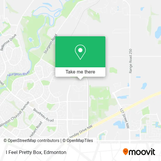 I Feel Pretty Box map