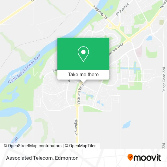 Associated Telecom map