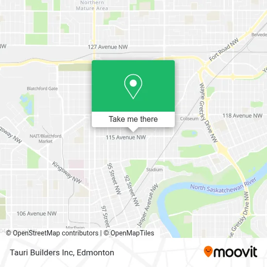Tauri Builders Inc map