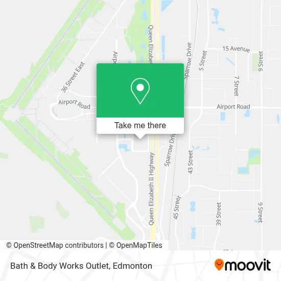 Bath & Body Works Outlet map