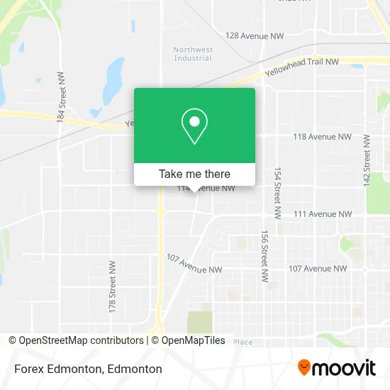 Forex Edmonton map
