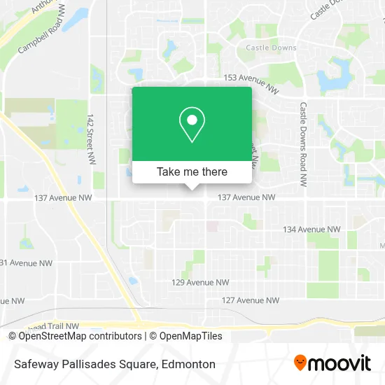 Safeway Pallisades Square map
