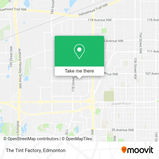 The Tint Factory map