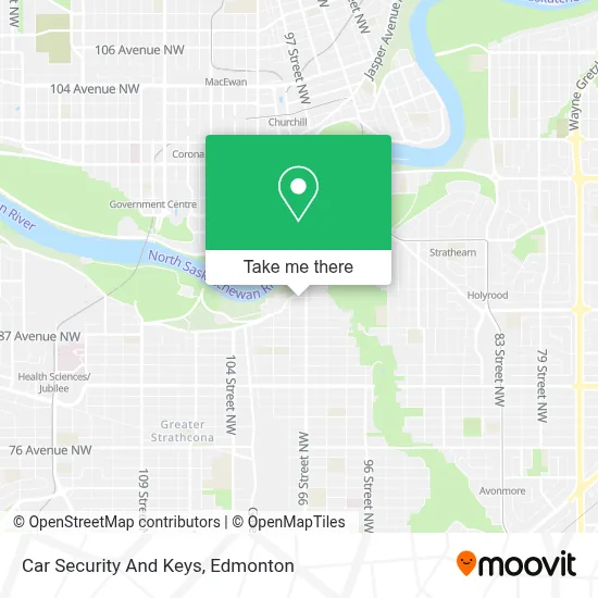 Car Security And Keys map