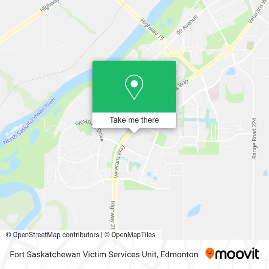 Fort Saskatchewan Victim Services Unit map