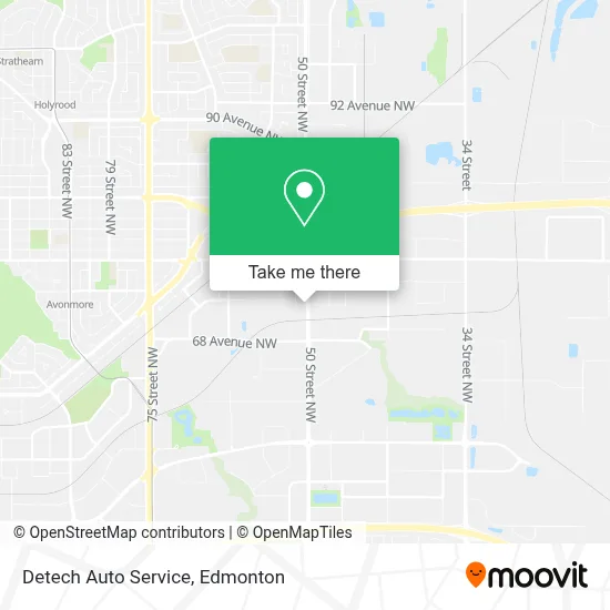 Detech Auto Service map