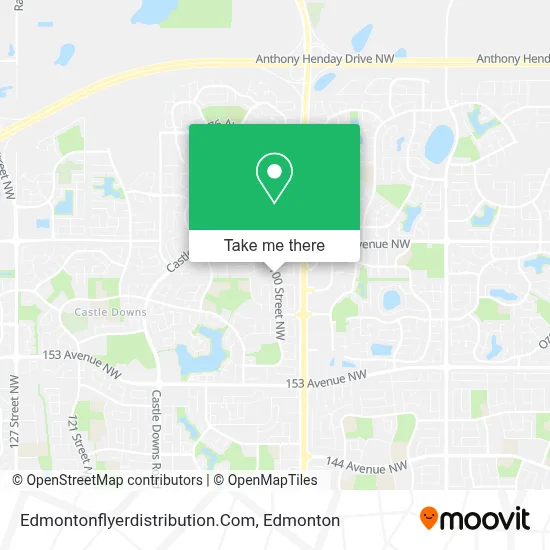 Edmontonflyerdistribution.Com map